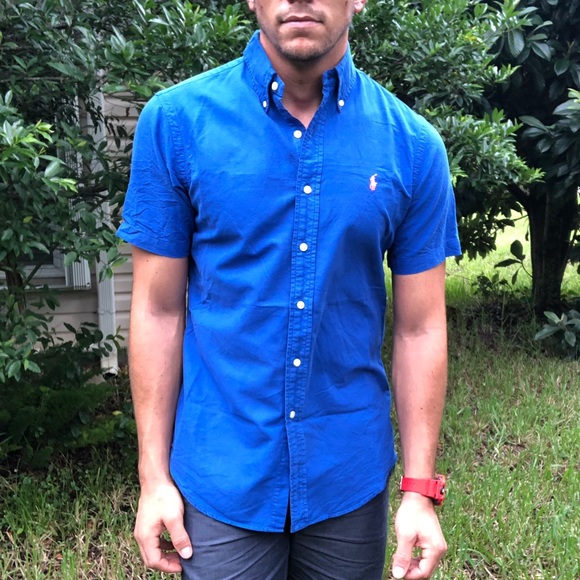 Polo By Ralph Lauren Blue Button Down - Picture 2 of 6